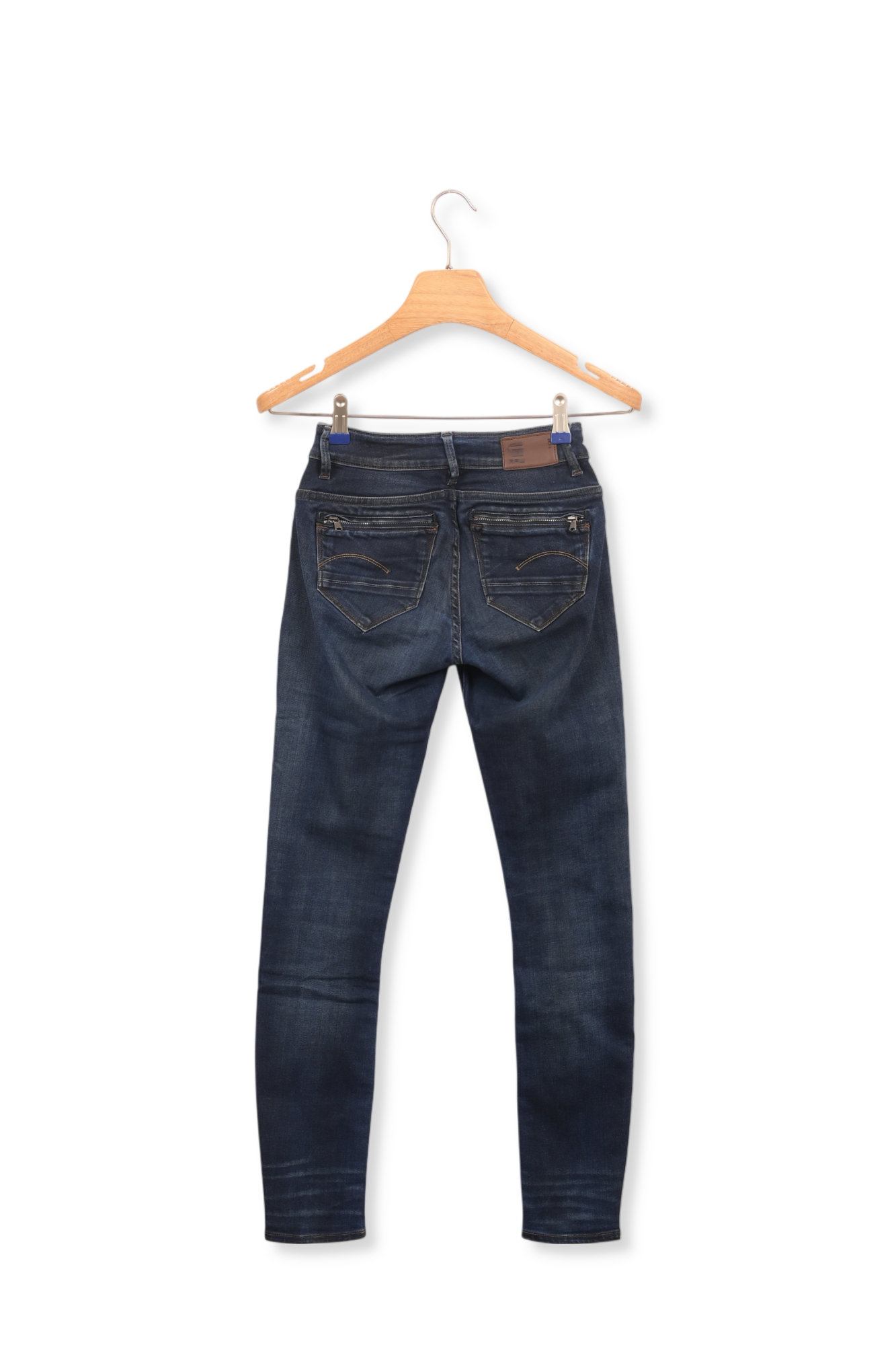 Midge Zip Mid Waist Skinny Color Jeans Dada sport preloved - seconde main