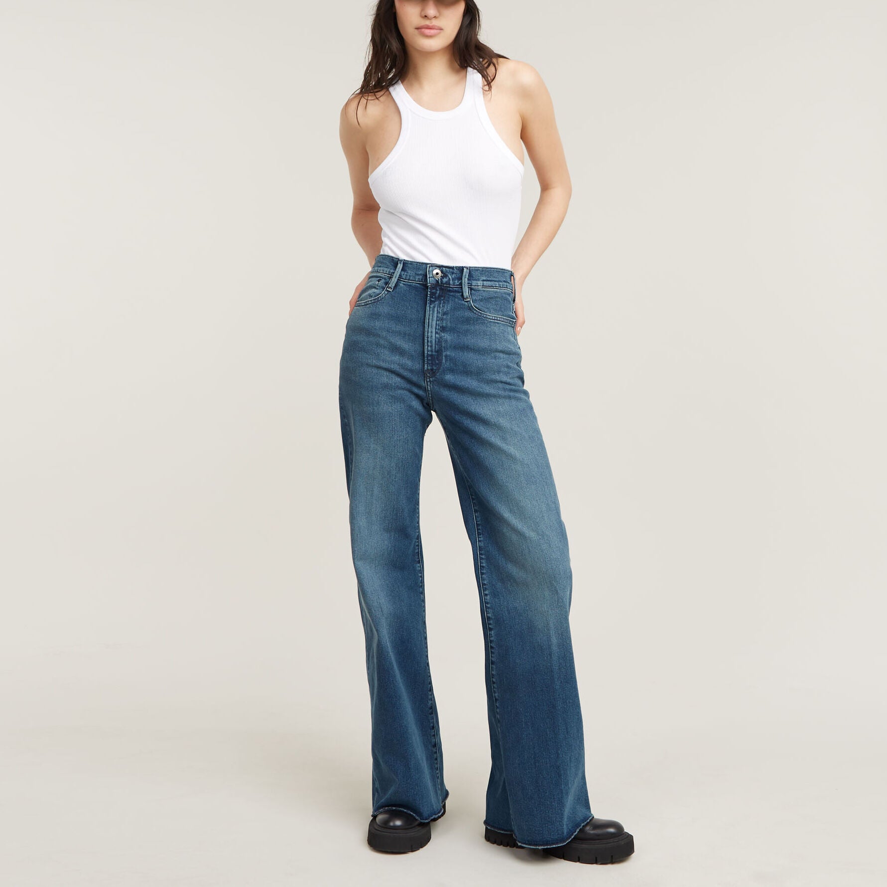 Deck Ultra High Wide Leg Jeans Dada sport preloved - seconde main