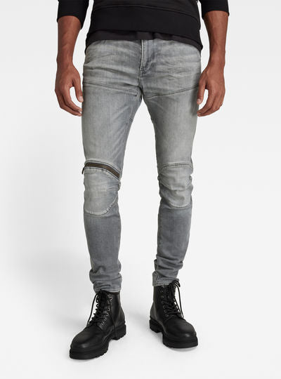 5620 3D Zip Knee Skinny Jeans Dada sport preloved - seconde main