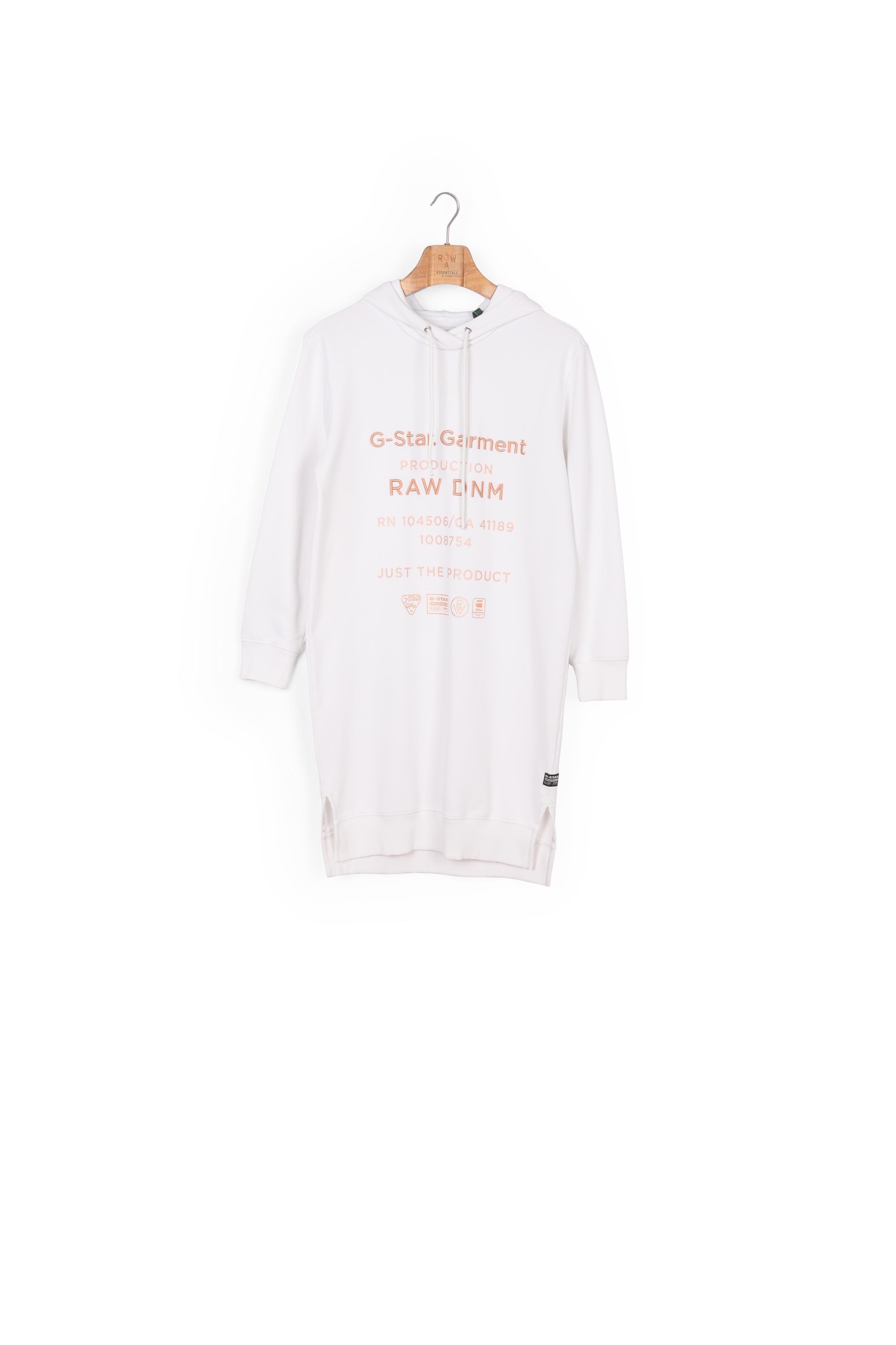 Graphic Text BF Hooded Sweat Dress Dada sport preloved - seconde main