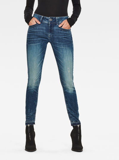 Lynn Mid Skinny Ripped Edge Ankle Jeans Dada sport preloved - seconde main