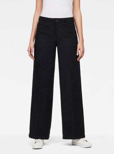 Bronson High-Waist Wide-Leg Chino Dada sport preloved - seconde main