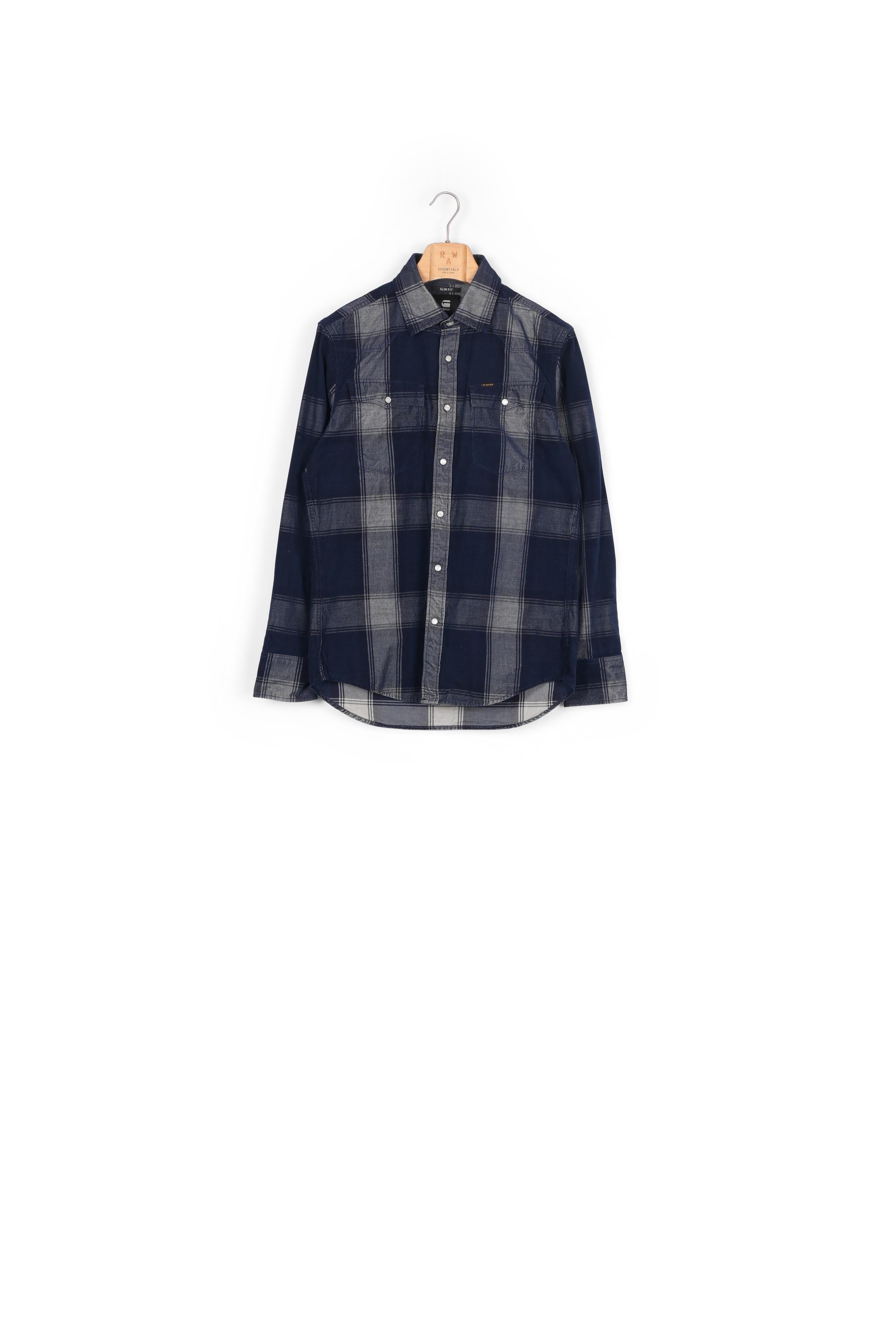 3301 Slim Check Hemd Dada sport preloved - seconde main