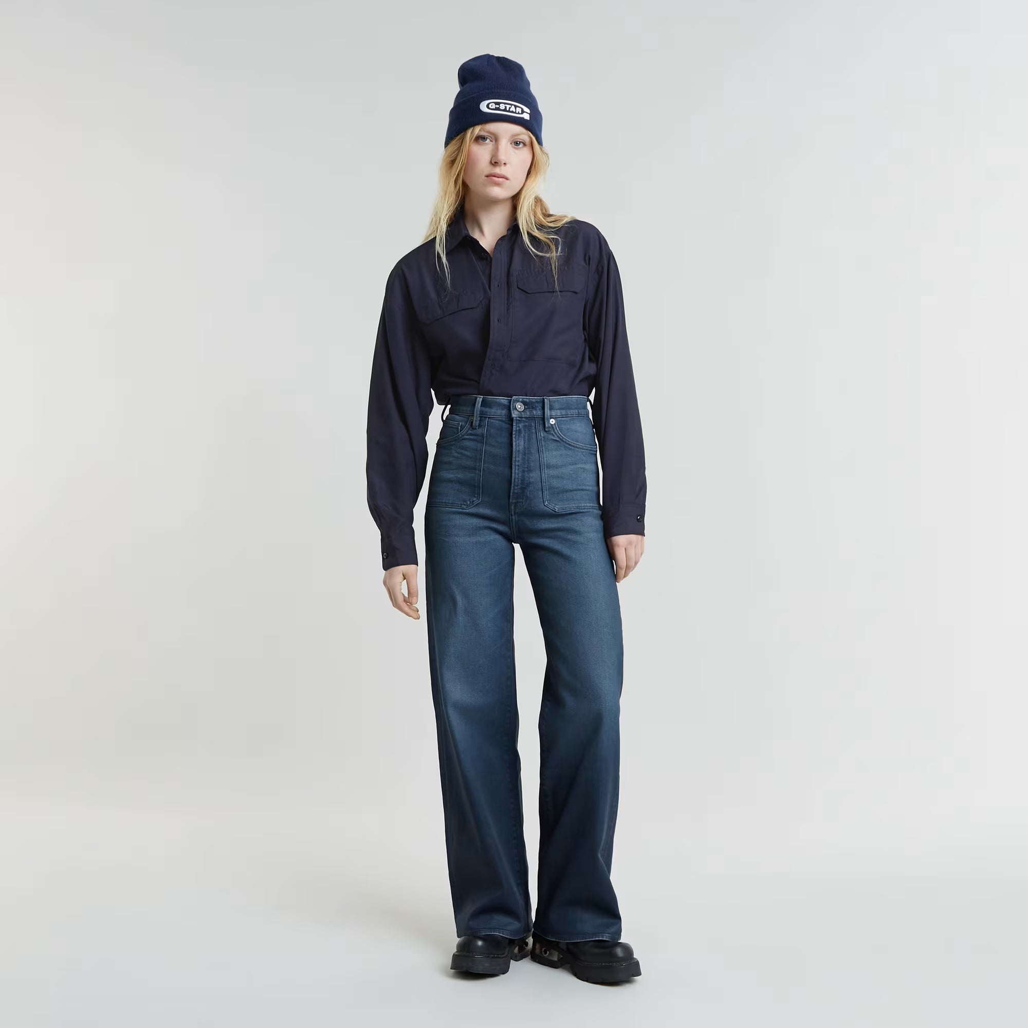 Deck 2.0 High Loose Patch Pocket Jeans Dada sport preloved - seconde main