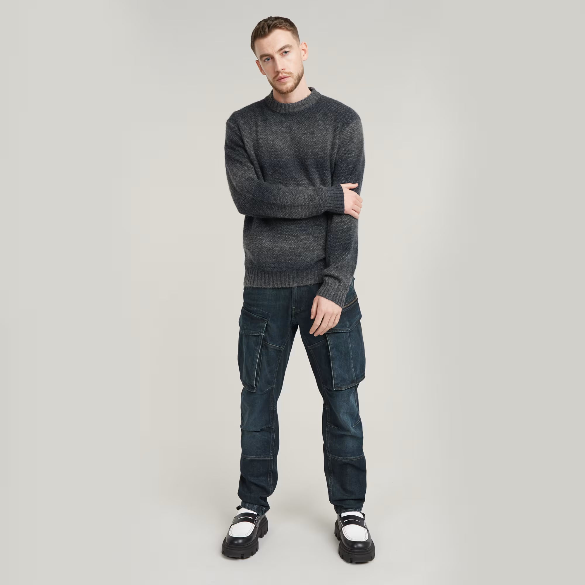 Gradient Knitted Sweater Dada sport preloved - seconde main