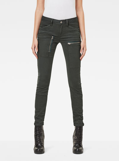 Powel Utility Mid Waist Skinny Jeans Dada sport preloved - seconde main