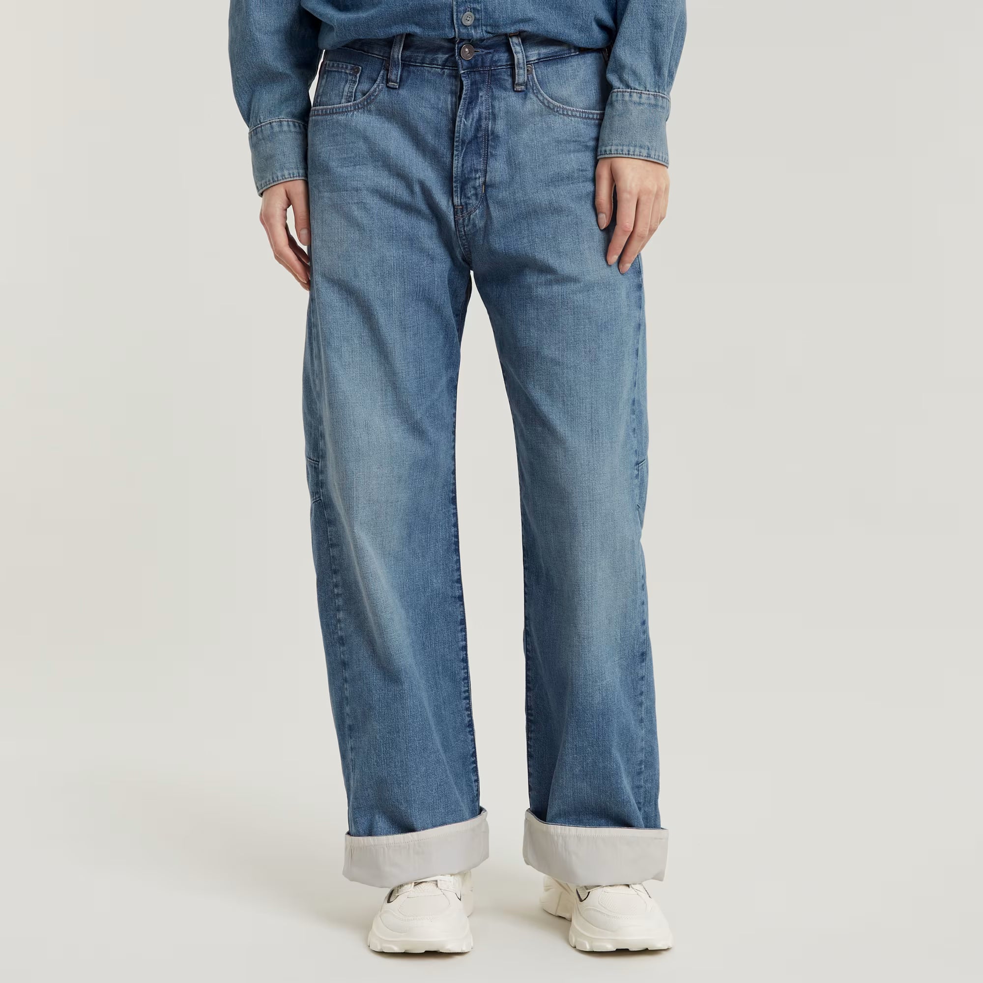 Bowey 3D Lined Loose Jeans Dada sport preloved - seconde main