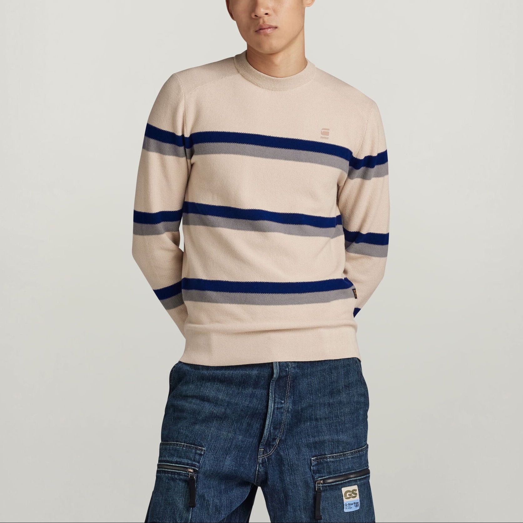 Gebreide Trui Stripe Dada sport preloved - seconde main