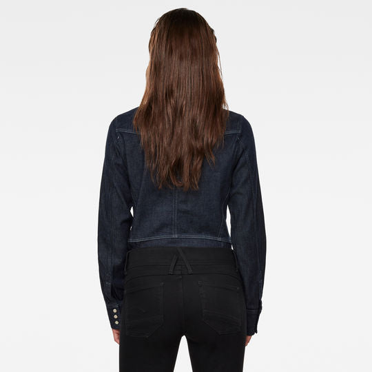 Western Kick Denim Slim Shirt Dada sport preloved - seconde main