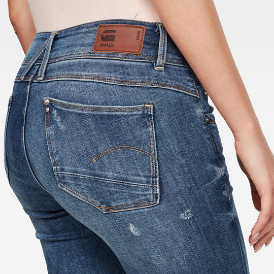 Lynn Mid Waist Skinny Ripped Jeans Dada sport preloved - seconde main