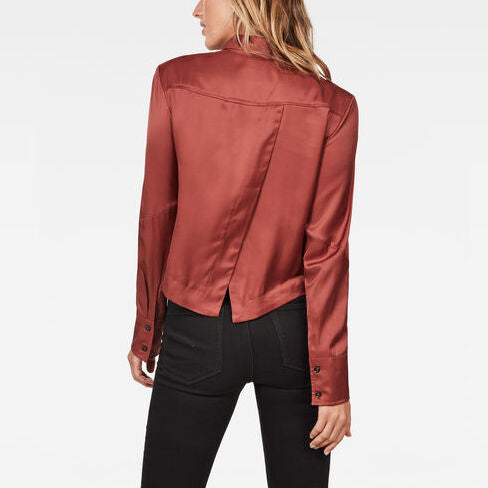 Vodan Dc Cropped Open Back Shirt Dada sport preloved - seconde main