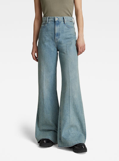 Deck Ultra High Wide Leg Jeans Dada sport preloved - seconde main