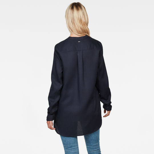 Pleated Bib Tunic Shirt Dada sport preloved - seconde main