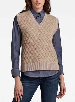 Knitted Spencer Cable Dada sport preloved - seconde main