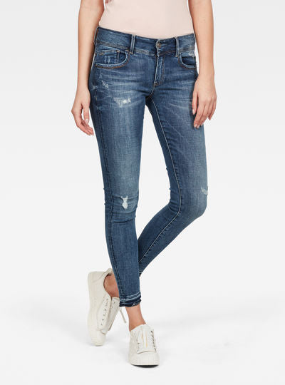 Lynn Mid Waist Skinny Ripped Jeans Dada sport preloved - seconde main