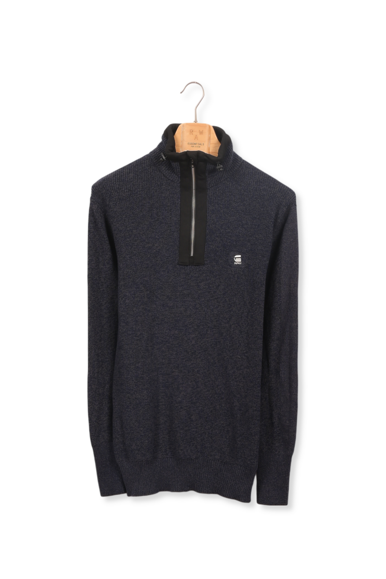 Utility Constructed Half Zip Knitted Sweater Dada sport preloved - seconde main