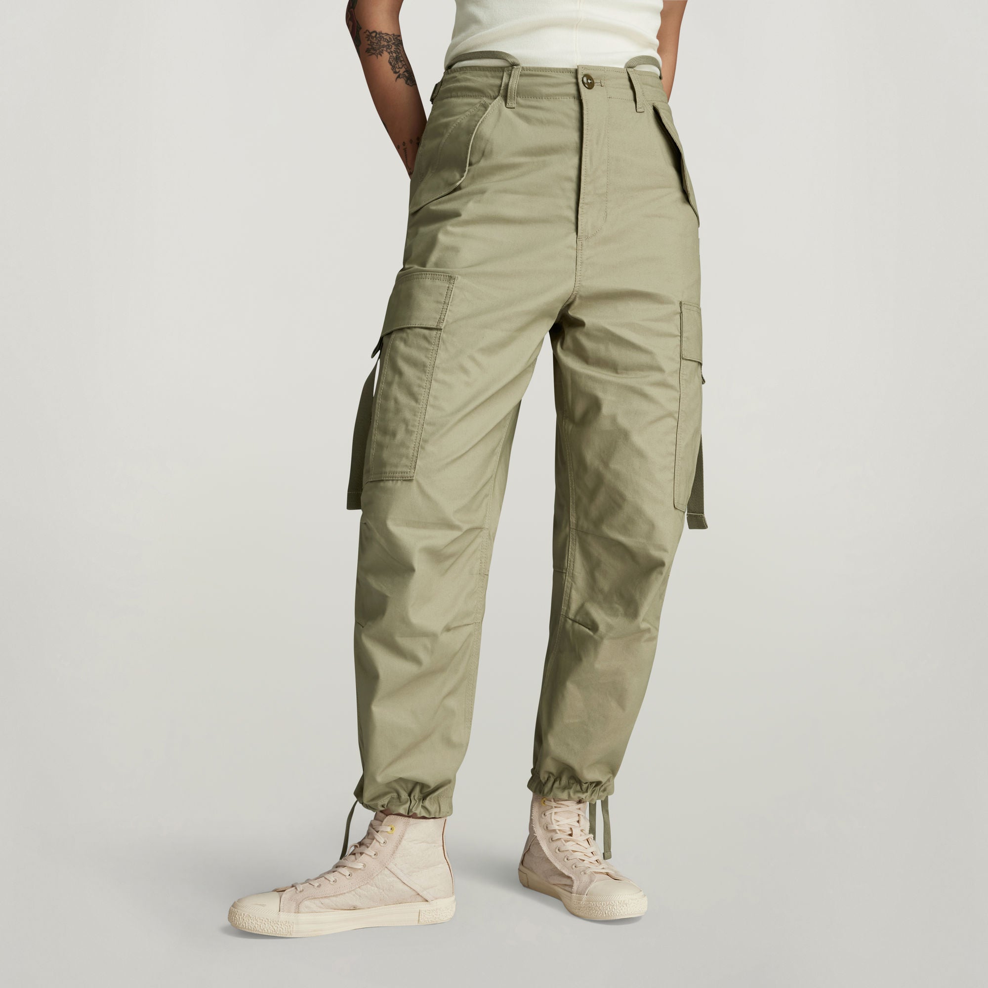 Cargo Cropped Drawcord Pants Dada sport preloved - seconde main