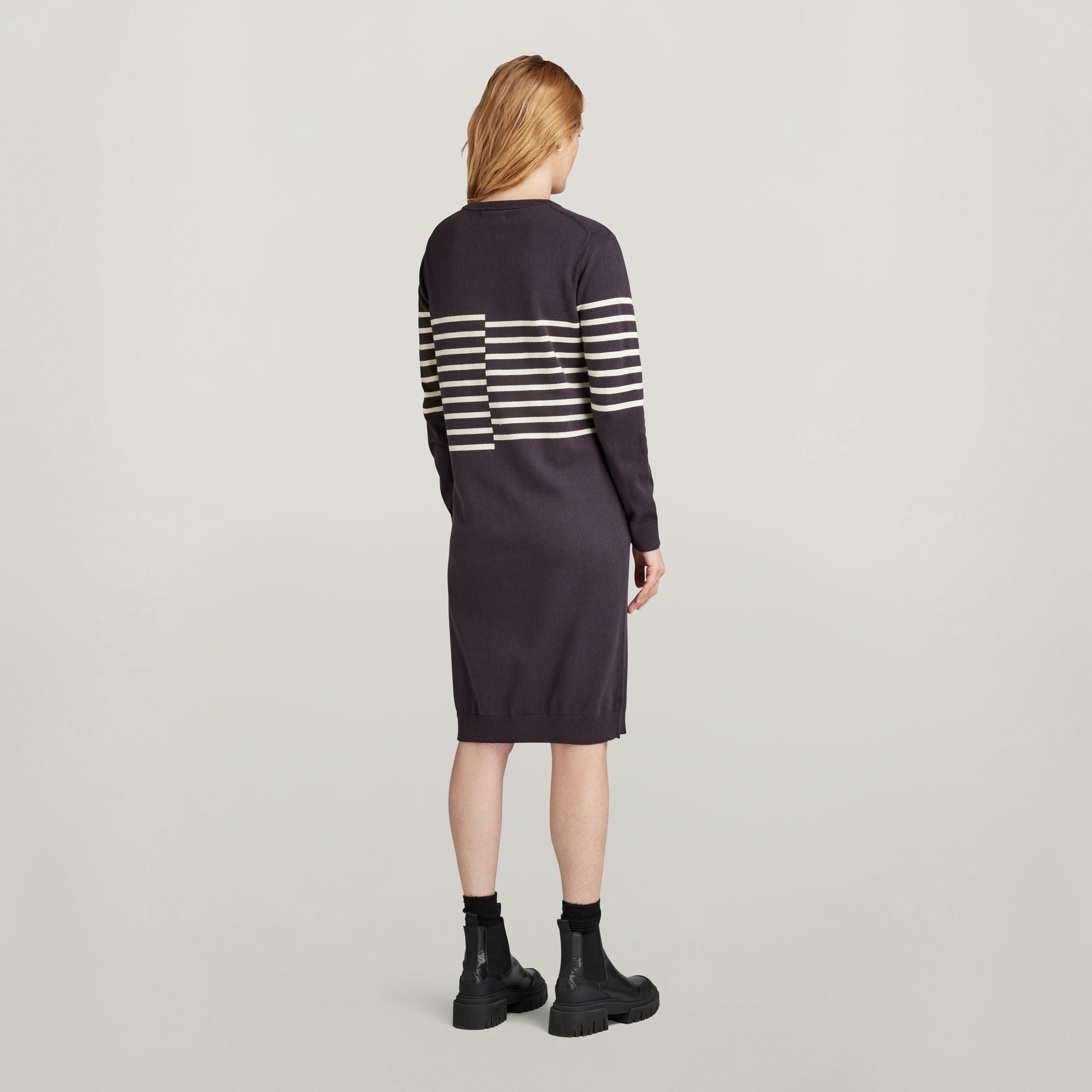 Broken Stripe Knitted Dress Dada sport preloved - seconde main