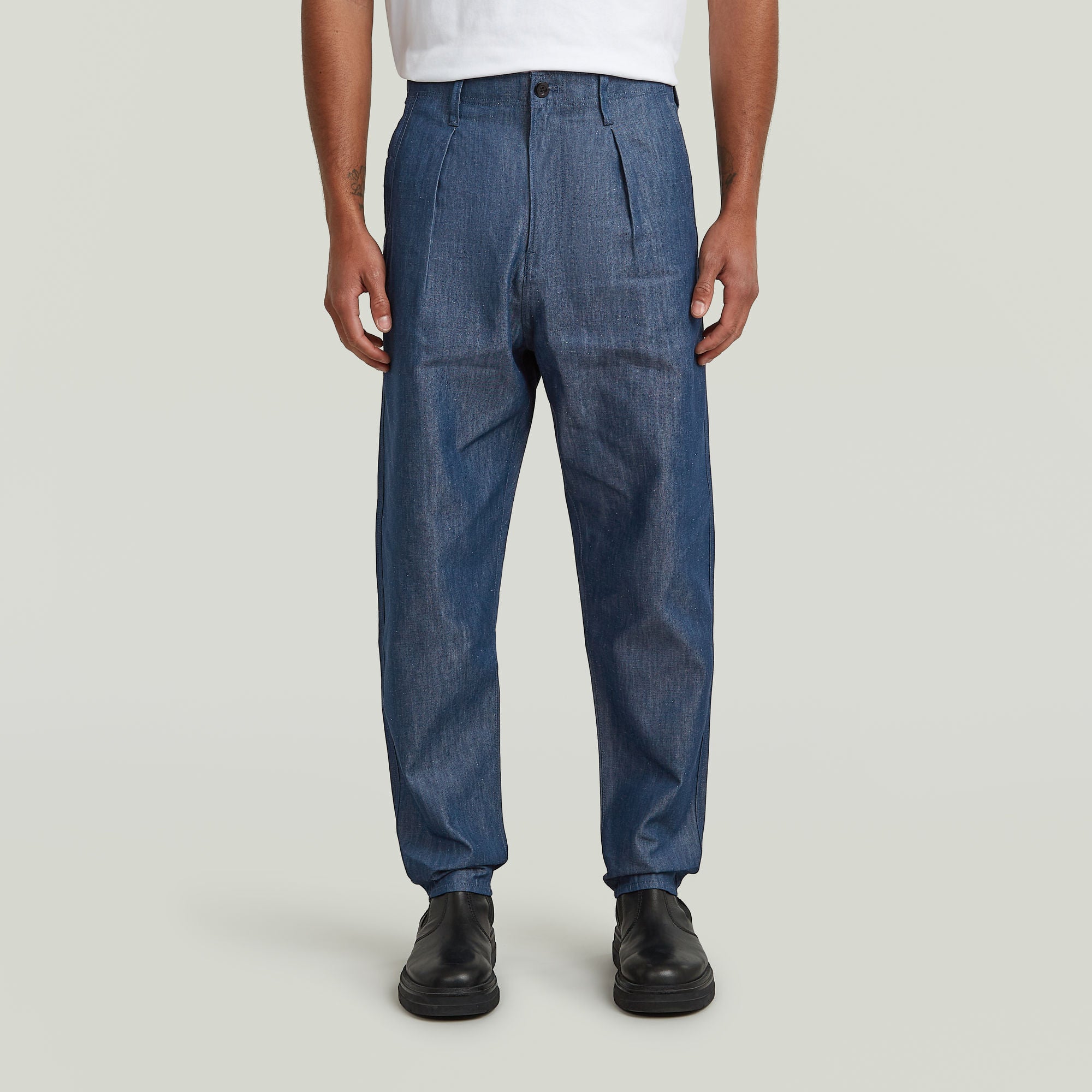 Jean Pleated Chino Relaxed Tapered Dada sport preloved - seconde main