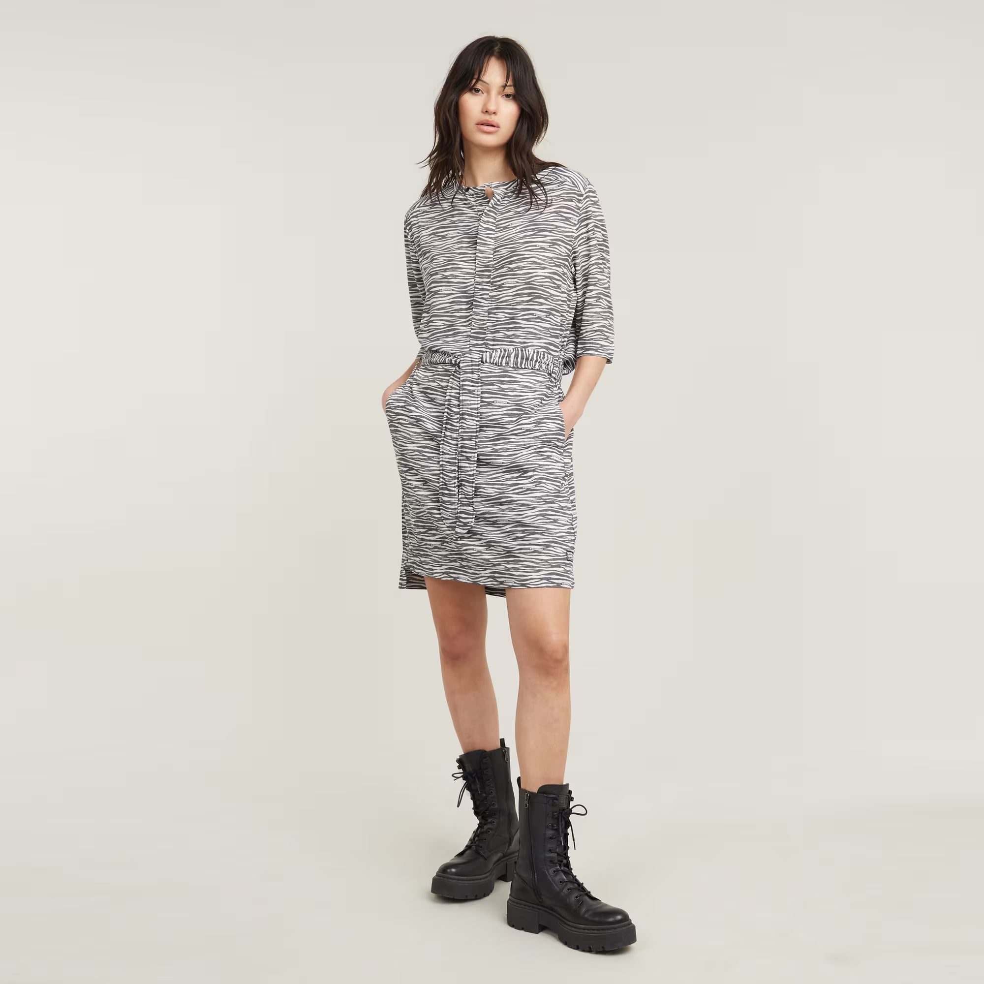 Half Placket Shirt Dress Dada sport preloved - seconde main