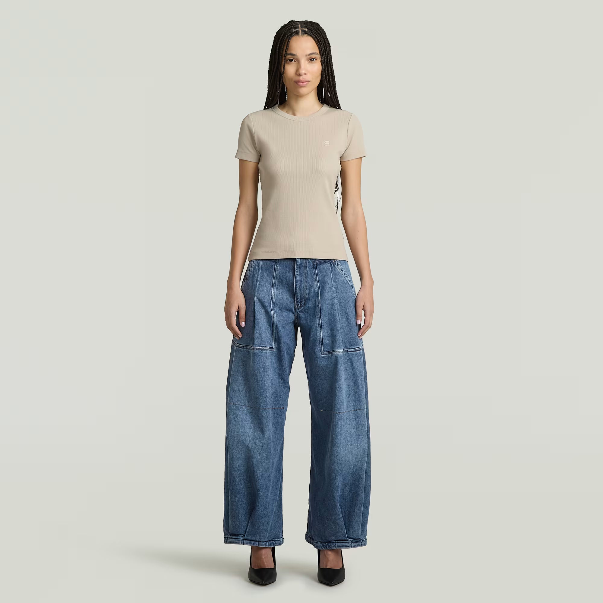 Pleated Loose Jeans Dada sport preloved - seconde main