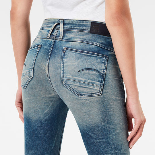 Lynn Navy Mid Waist Skinny Jeans Dada sport preloved - seconde main