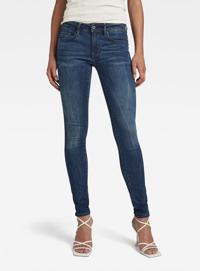 Midge Zip Mid-Waist Skinny Jeans Dada sport preloved - seconde main