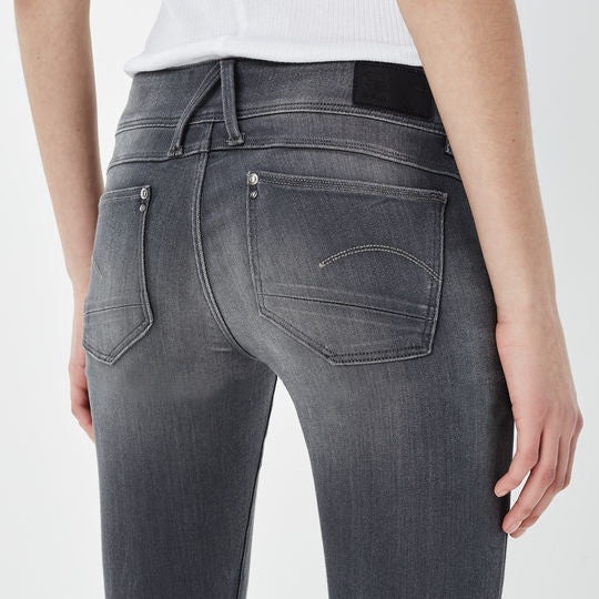 Lynn Zip Mid Waist Skinny Jeans Dada sport preloved - seconde main