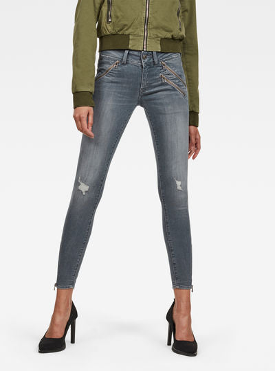 Lynn Biker Mid Skinny Ankle Jeans Dada sport preloved - seconde main