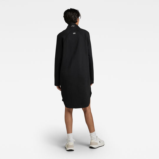 Open Collar Oversized Sweater Dress Dada sport preloved - seconde main