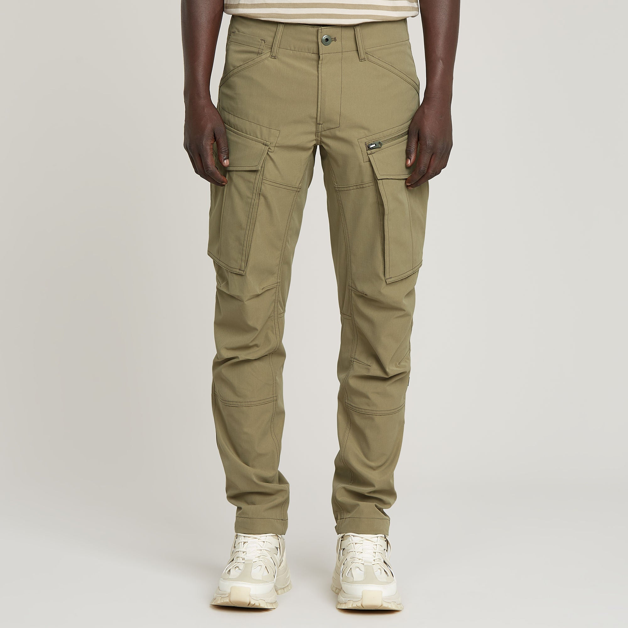 Rovic Zip 3D Regular Tapered Pants Dada sport preloved - seconde main