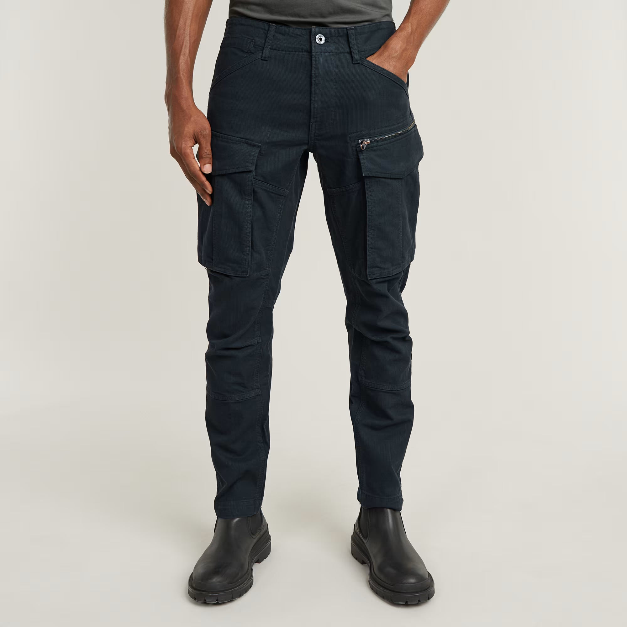 Rovic Zip 3D Regular Tapered Pants Dada sport preloved - seconde main