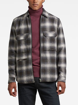 Unisex Check Zip Reg Overshirt Dada sport preloved - seconde main