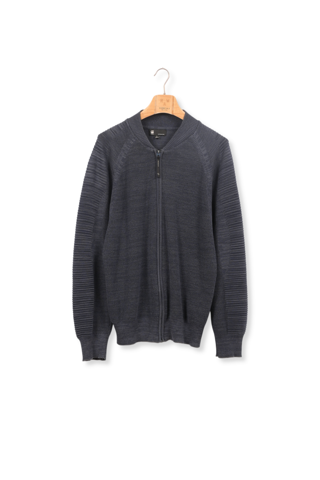 Gebreid Zip Thru Vest 3D Biker Dada sport preloved - seconde main