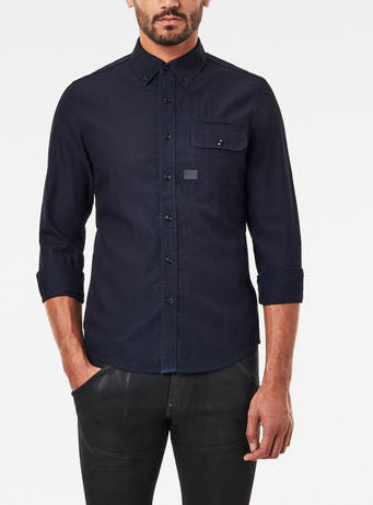 Bristum Flap Button Down Slim Hemd Dada sport preloved - seconde main