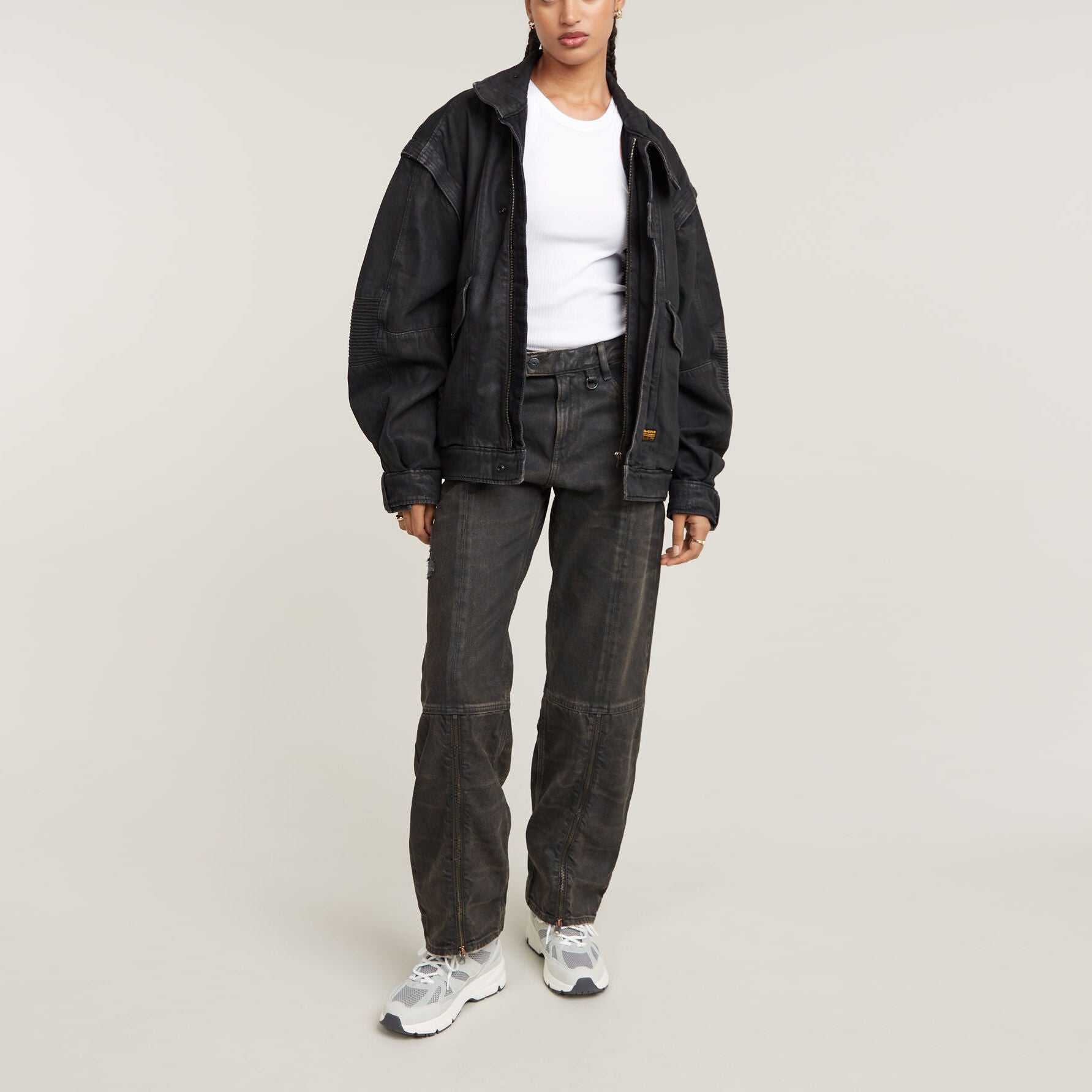Judee Biker Low Waist Loose Jeans Dada sport preloved - seconde main