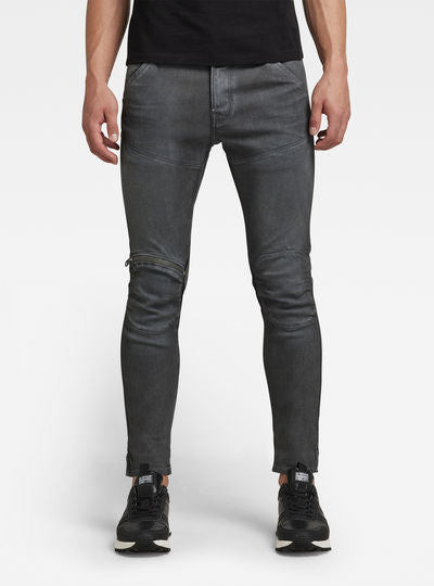 5620 3D Zip Knee Skinny Jeans Dada sport preloved - seconde main
