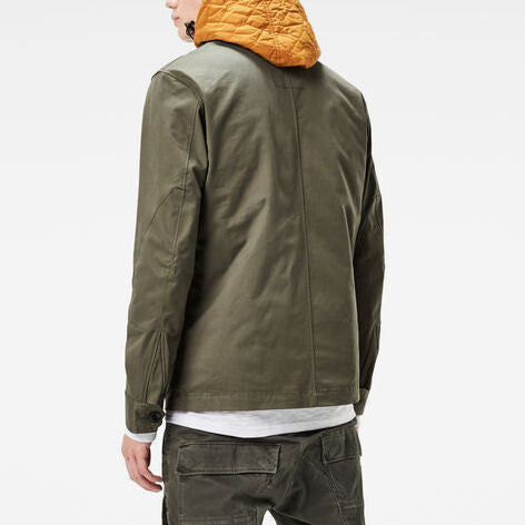 Ospak Hooded Liner Straight Overshirt Dada sport preloved - seconde main