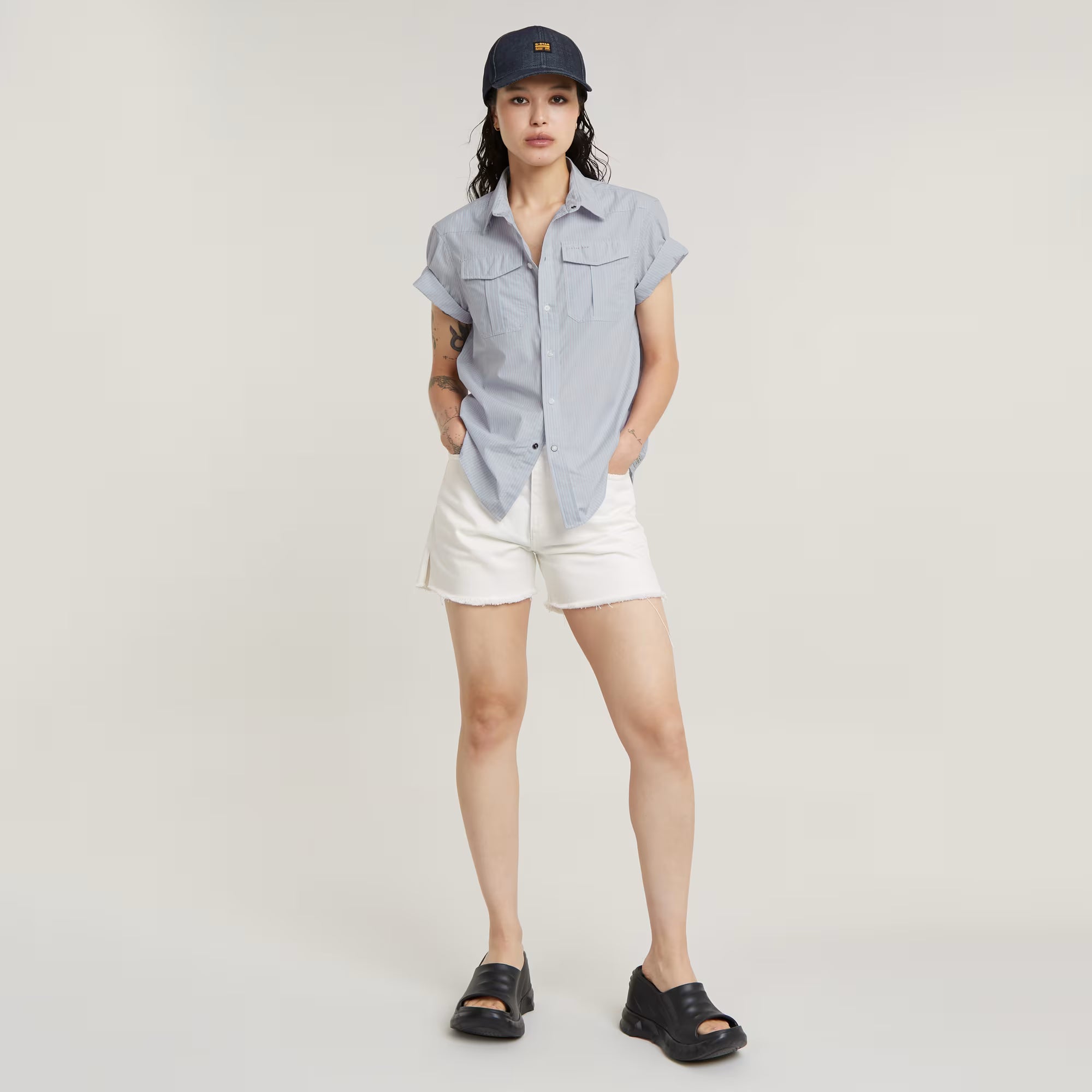 Military Button Down Shirt Dada sport preloved - seconde main