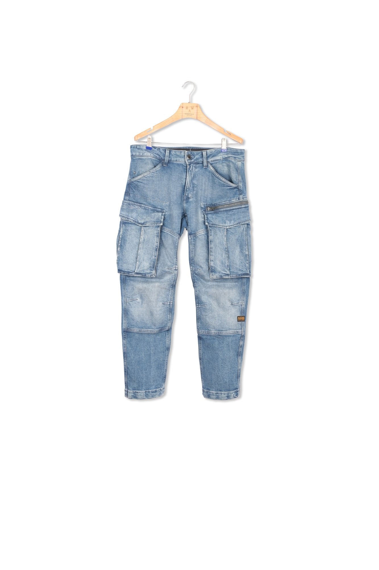 Rovic Zip Regular Tapered Denim Dada sport preloved - seconde main