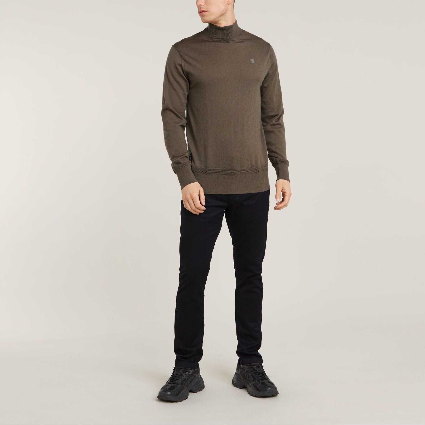 Premium Core Gebreide Mock Neck Trui Dada sport preloved - seconde main