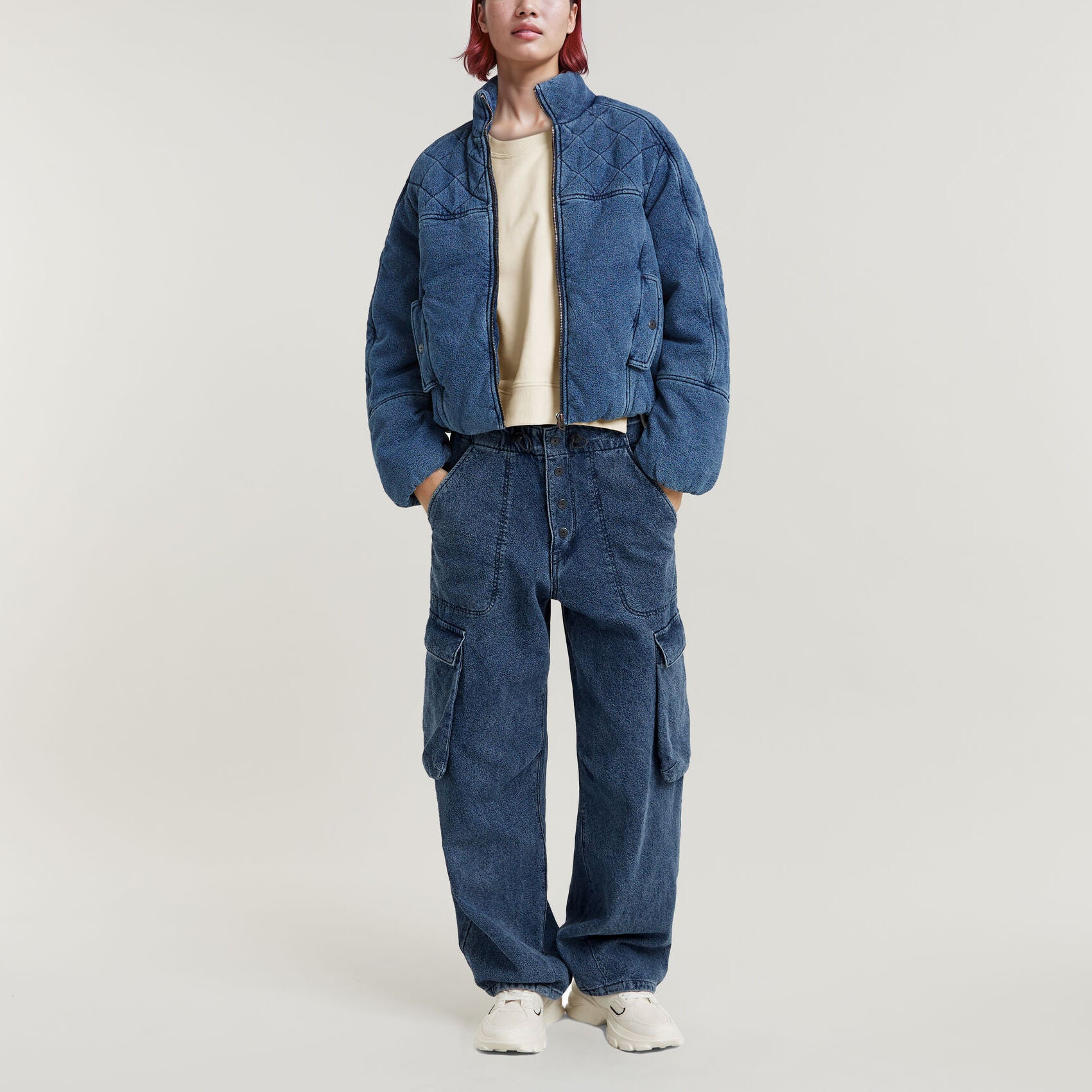 Padded Cocoon Bomberjacke Dada sport preloved - seconde main