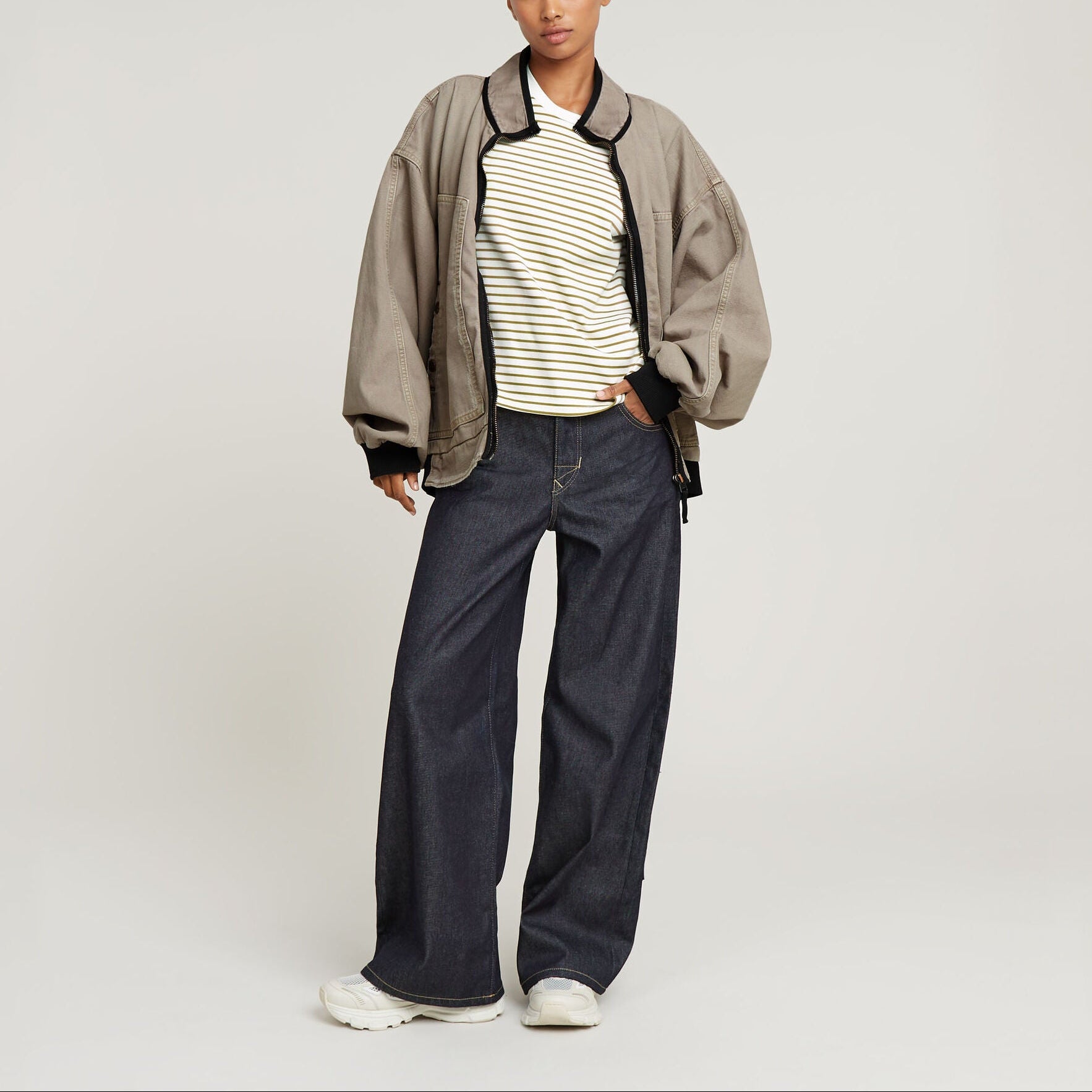 Skater Long Pocket High Loose Jeans Dada sport preloved - seconde main