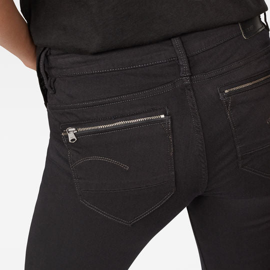 Midge Zip Mid Waist Skinny Color Jeans Dada sport preloved - seconde main