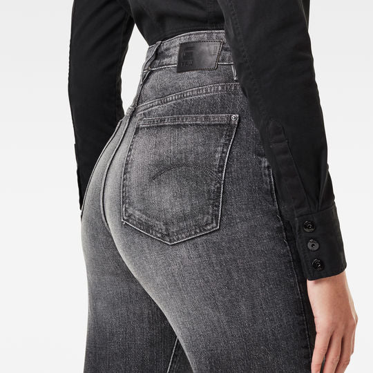 Tedie Ultra High Straight Raw Edge Ankle Jeans Dada sport preloved - seconde main