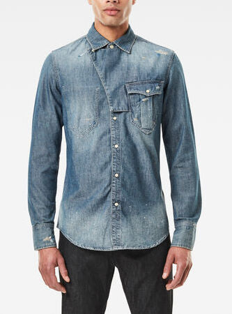 E Western Tab Slim Shirt Dada sport preloved - seconde main