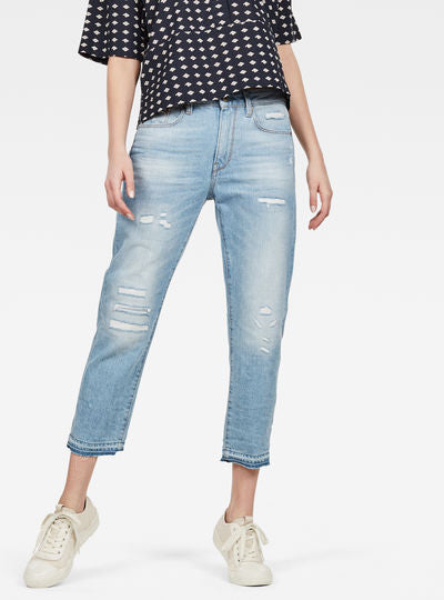 3301 Ripped  Mid Boyfriend Jeans Dada sport preloved - seconde main