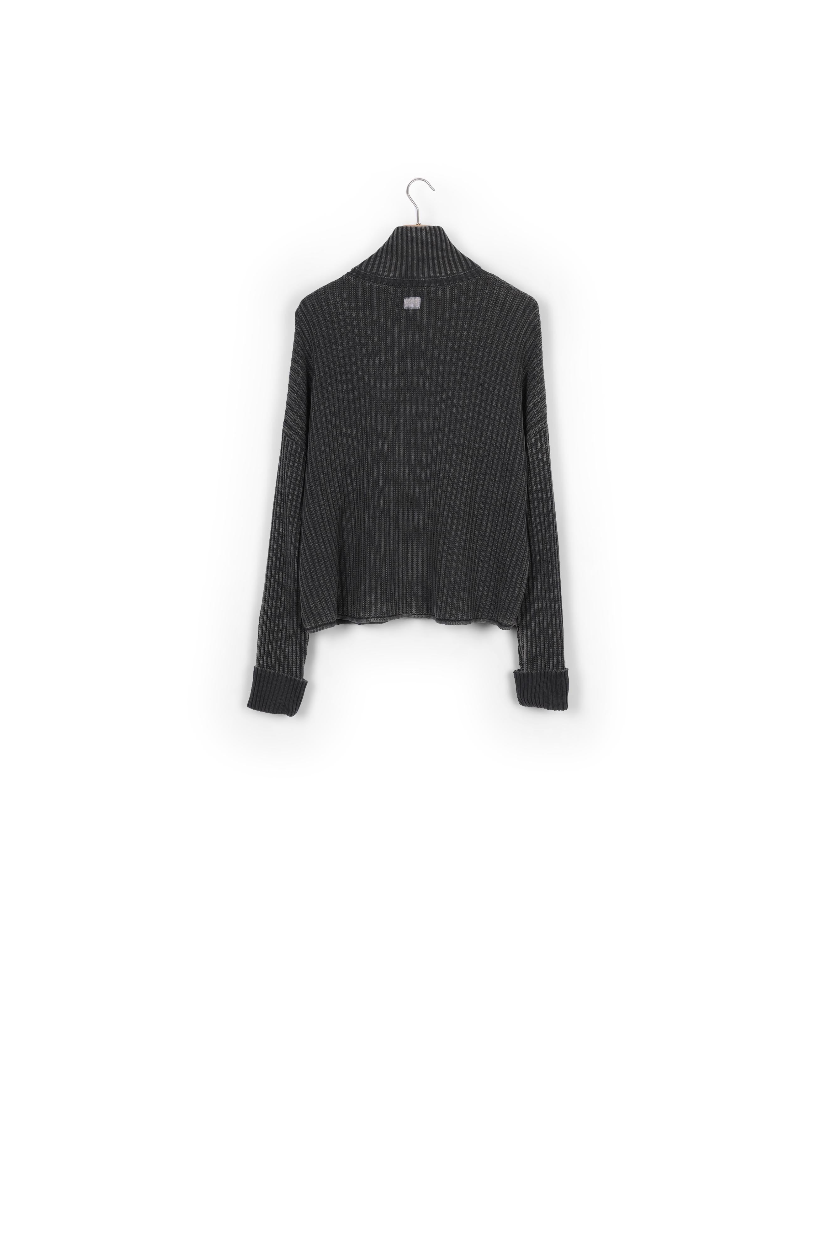 Loose Overdyed Turtle Knitted Sweater Dada sport preloved - seconde main