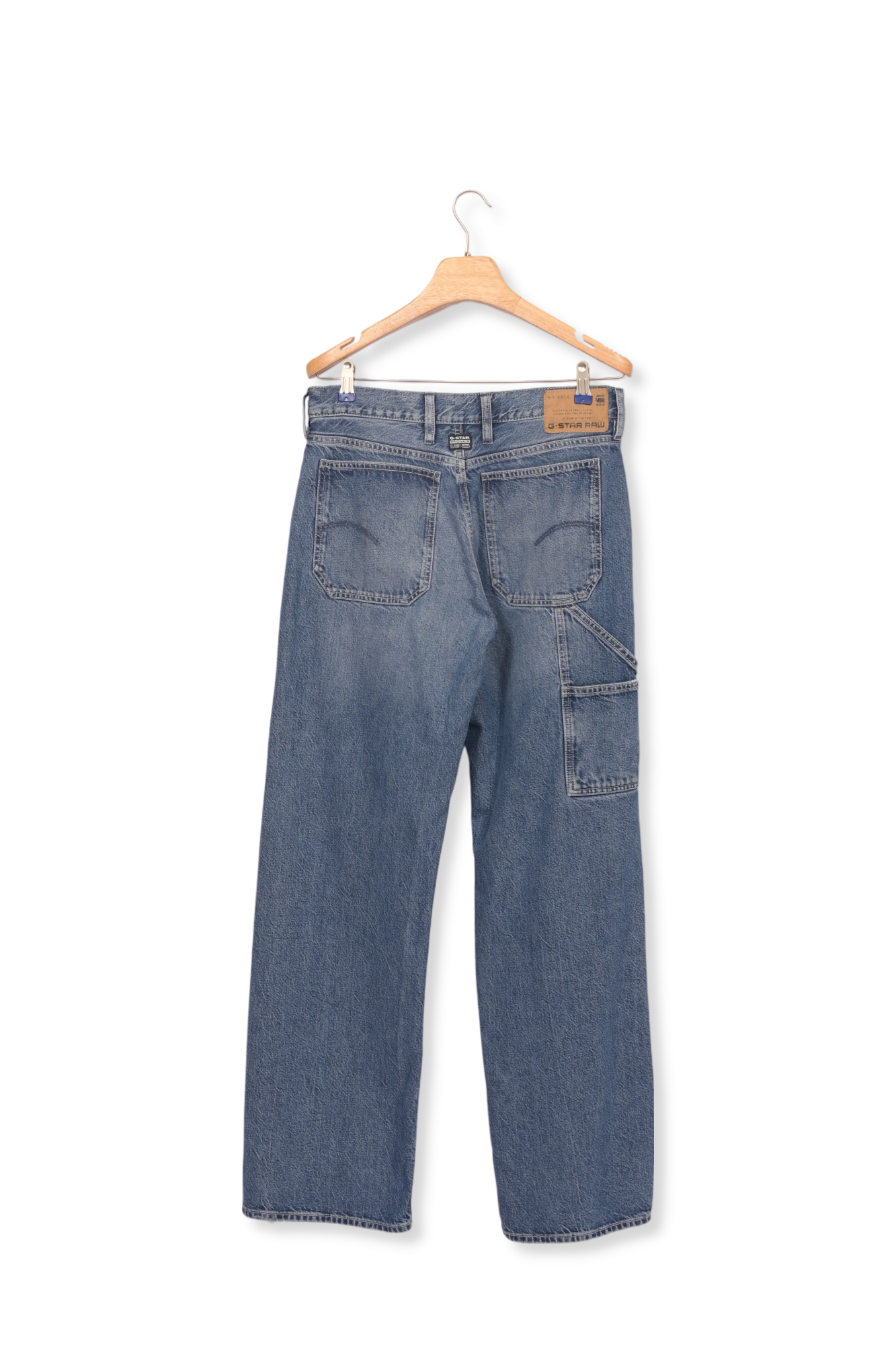 Judee Low Waist Carpenter Loose Jeans Dada sport preloved - seconde main