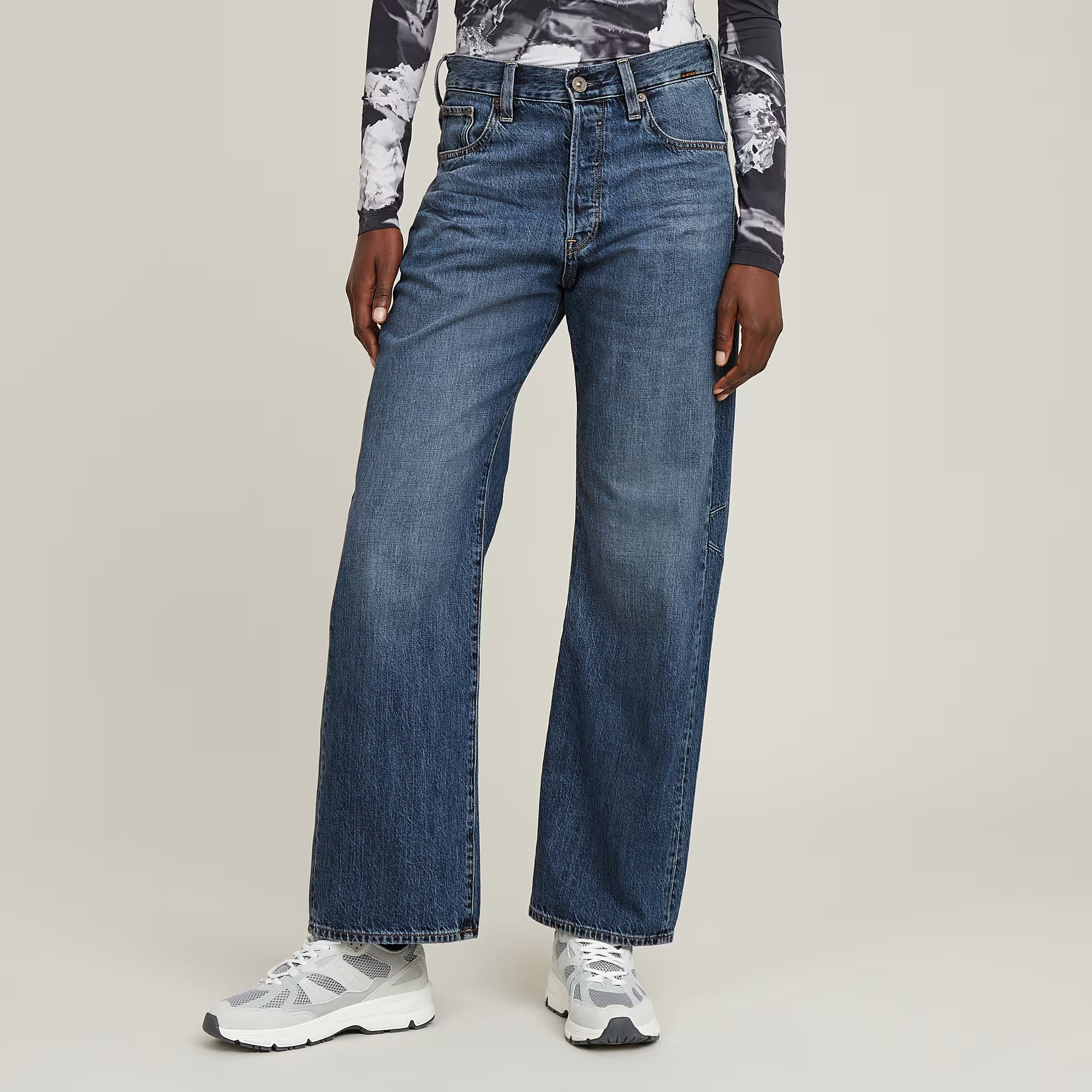 Bowey 3D Boyfriend Jeans Dada sport preloved - seconde main